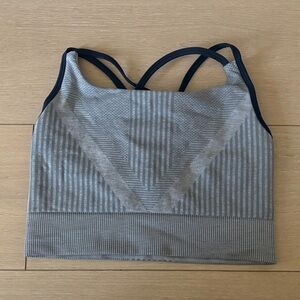 Smartwool Gray and Black Sports Bra